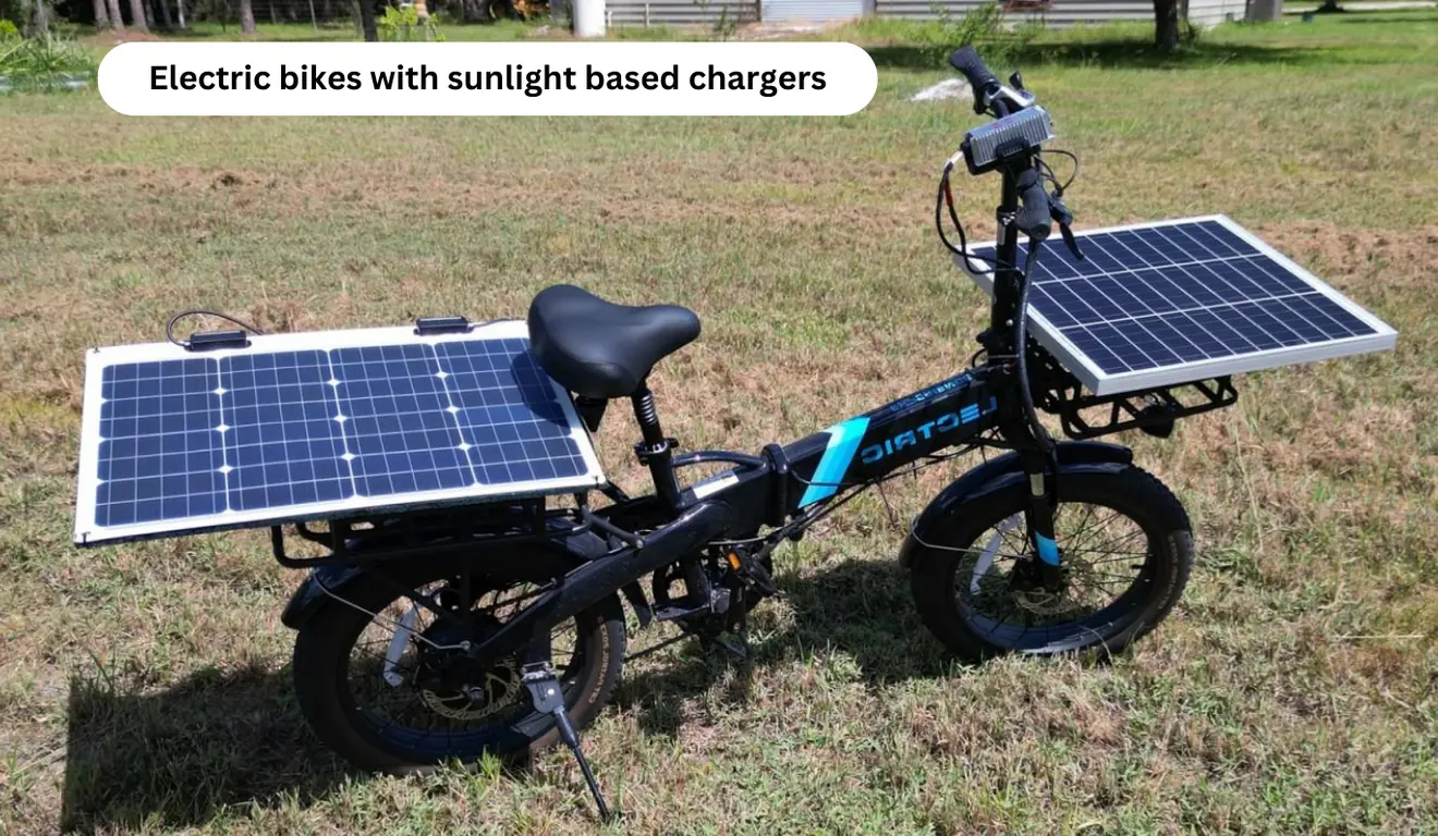 Electric Bikes With Sunlight Based Chargers Solarnewsy